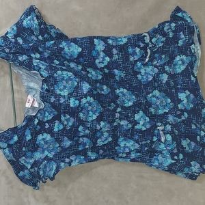 White Cross Nursing Scrub Size XL Blue